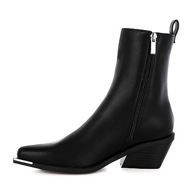 London Rag Jeffers Women's High Ankle Chelsea Boots