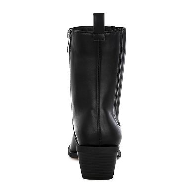 London Rag Jeffers Women's High Ankle Chelsea Boots