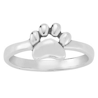 Sunkissed Sterling Sterling Silver Oxidized Paw Ring