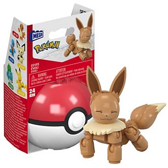Mega Bloks MEGA Pokémon Eevee Building Toy Kits with Action Figure (24 Pieces)