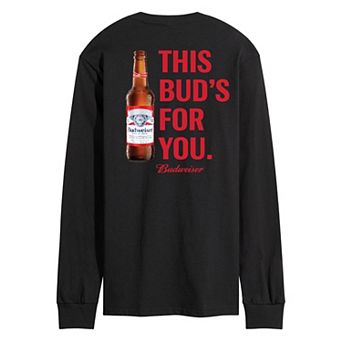 Men's Budweiser This Bud's For You Long Sleeve Graphic Tee