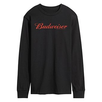 Men's Budweiser Logo Long Sleeve Graphic Tee