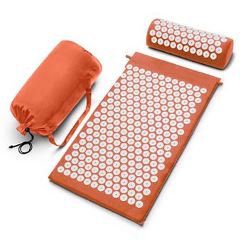 Sorbus 29 Inch Acupressure Mat, Pillow & Carry Bag - Great for Muscle Relaxation, & Meditation
