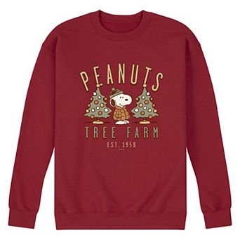 Men's Peanuts Tree Farm Est. 1950 Fleece Sweatshirt