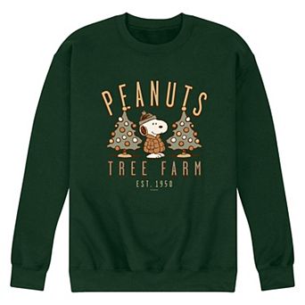 Men's Peanuts Tree Farm Est. 1950 Fleece Sweatshirt