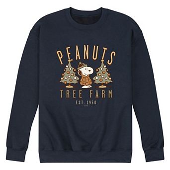 Men's Peanuts Tree Farm Est. 1950 Fleece Sweatshirt