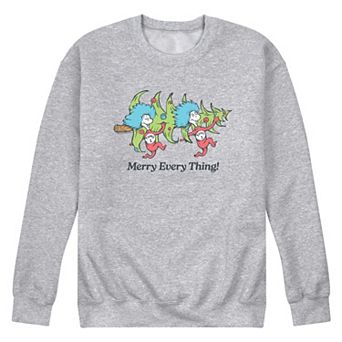 Men's Dr. Seuss The Cat In The Hat Merry Every Thing Fleece Sweatshirt