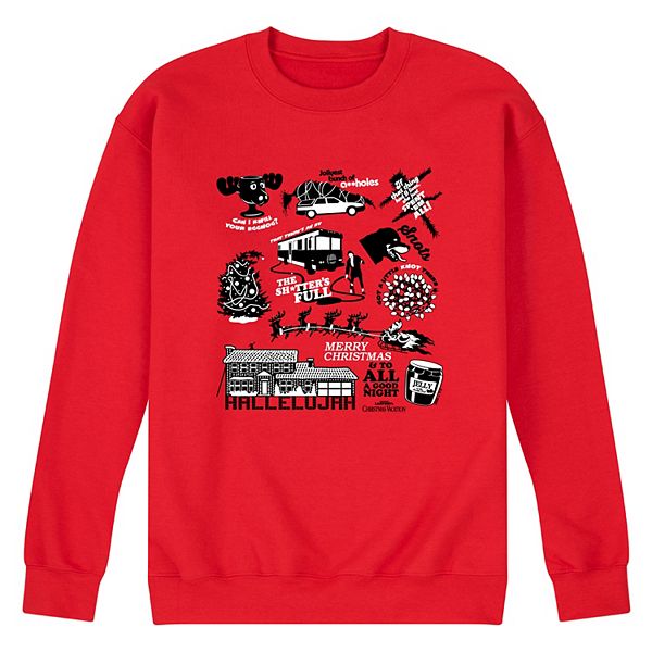 Men's National Lampoon's Christmas Vacation Icons Fleece Sweatshirt
