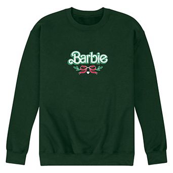 Men's Barbie Holiday Bow Fleece Sweatshirt