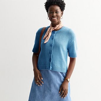 Women's Sonoma Goods For Life® Short Sleeve Sweater