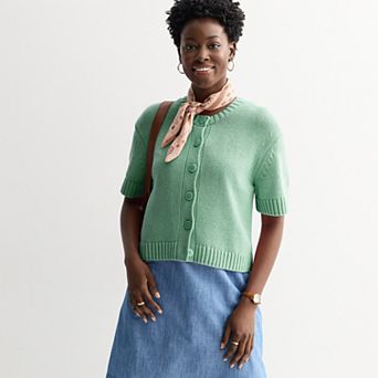 Women's Sonoma Goods For Life® Short Sleeve Sweater