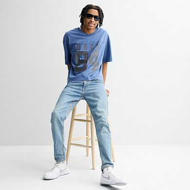 Men's Hollywood V-Neck Athletic Jersey Tee