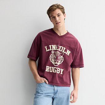 Men's Hollywood V-Neck Athletic Jersey Tee