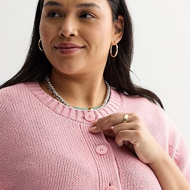 Women's Sonoma Goods For Life® Short Sleeve Sweater