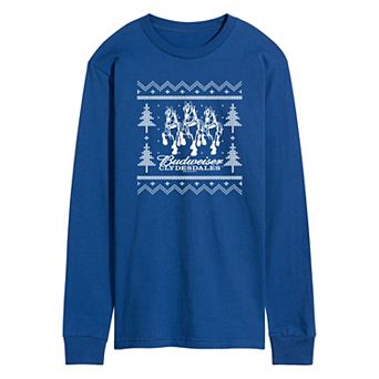 Men's Budweiser Clydesdales Long Sleeve Graphic Tee
