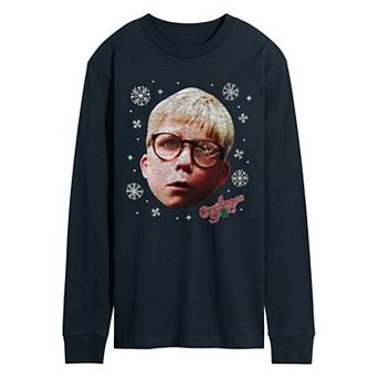 Men's A Christmas Story Ralphie Portrait Long Sleeve Graphic Tee