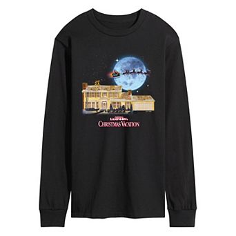 Men's National Lampoon's Christmas Vacation Griswold's House Long Sleeve Graphic Tee