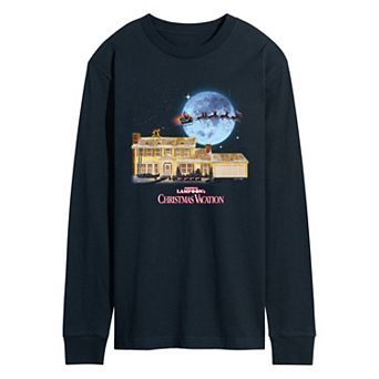 Men's National Lampoon's Christmas Vacation Griswold's House Long Sleeve Graphic Tee