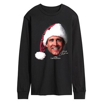 Men's National Lampoon's Christmas Vacation Merry Clarkmas Long Sleeve Graphic Tee