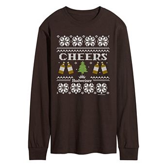 Men's Budweiser Cheers Long Sleeve Graphic Tee