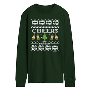 Men's Budweiser Cheers Long Sleeve Graphic Tee