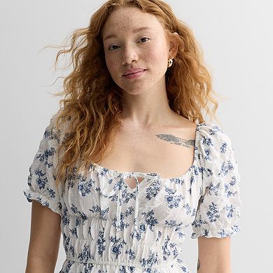 Juniors' Liberty Love Airflow Short Sleeve Skater Dress