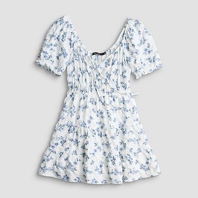 Juniors' Liberty Love Airflow Short Sleeve Skater Dress