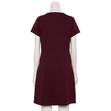 Women's Nine West Adaptive Mini Ponte Dress
