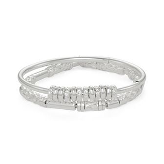 Nine West Silver-Tone Stretch Bracelets Set
