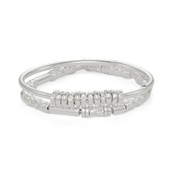 Nine West Silver-Tone Stretch Bracelets Set
