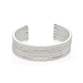 Nine West Silver-Tone Cuff Bracelet