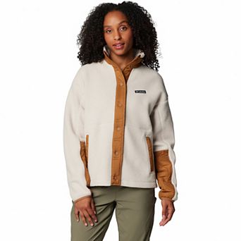 Women's Columbia Cloud Point Snap Front Fleece Jacket - Size XXL