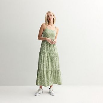 Juniors' SO® Tiered Maxi Dress