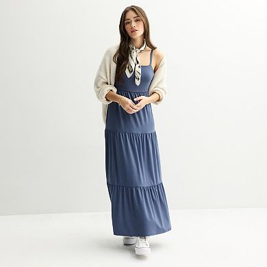 Juniors' SO® Tiered Maxi Dress
