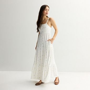 Juniors' SO® Tiered Maxi Dress