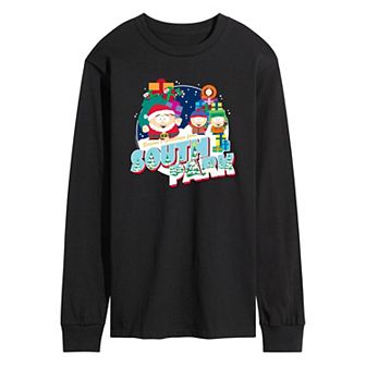 Men's South Park Season's Greetings Long Sleeve Graphic Tee