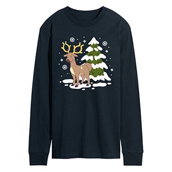 Men's Pokemon Stantler Long Sleeve Graphic Tee