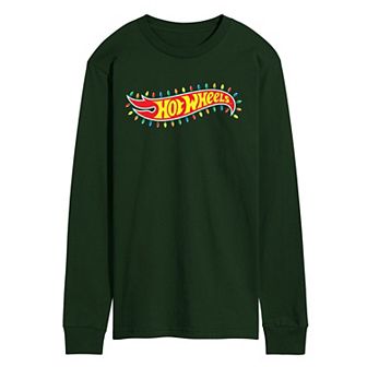 Men's Hot Wheels Logo Long Sleeve Graphic Tee