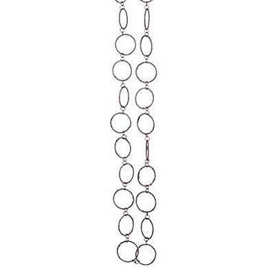 Allstate 5-ft. Artificial Glitter Round Circle Chain Christmas Garland