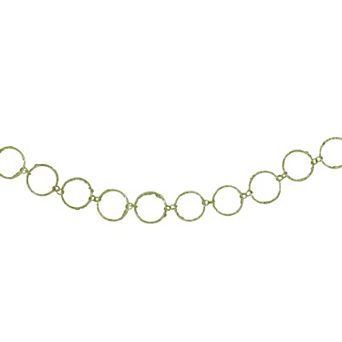 Allstate 5-ft. Glittered Round Ring Chain Artificial Christmas Garland