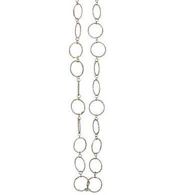 Allstate 5-ft. Glittered Round Ring Chain Artificial Christmas Garland