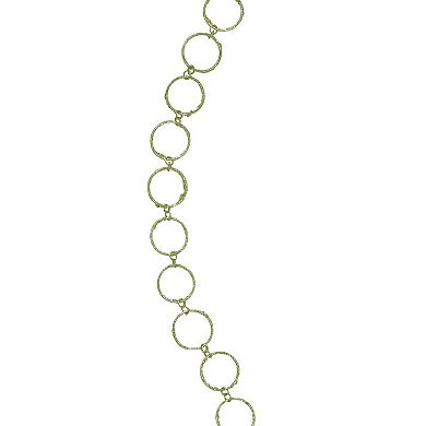 Allstate 5-ft. Glittered Round Ring Chain Artificial Christmas Garland