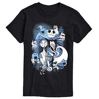 Men's Disney's The Nightmare Before Christmas Group Graphic Tee