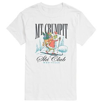 Men's Dr. Seuss The Grinch Mt. Crumpit Ski Club Graphic Tee
