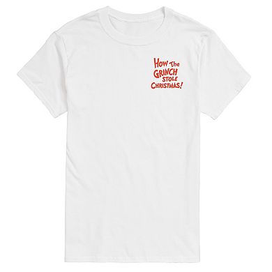 Men's Dr. Suess How The Grinch Stole Christmas Sleigh Graphic Tee