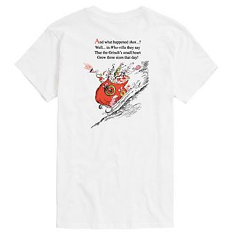 Men's Dr. Suess How The Grinch Stole Christmas Sleigh Graphic Tee
