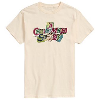 Men's A Christmas Story Logo Collage Graphic Tee
