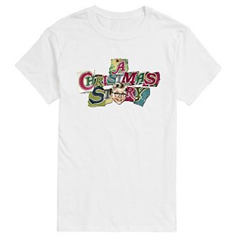 Men's A Christmas Story Logo Collage Graphic Tee