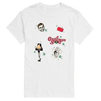 Men's A Christmas Story Icon Collage Graphic Tee