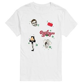 Men's A Christmas Story Icon Collage Graphic Tee